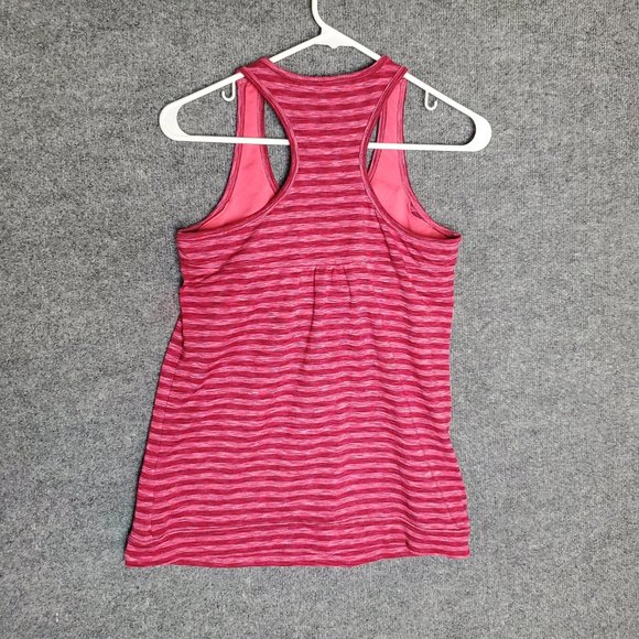 Athleta 861703 Women's Racerback Med Pink & Red Athletic Tinker Tank Bra Top A20 - Picture 2 of 4